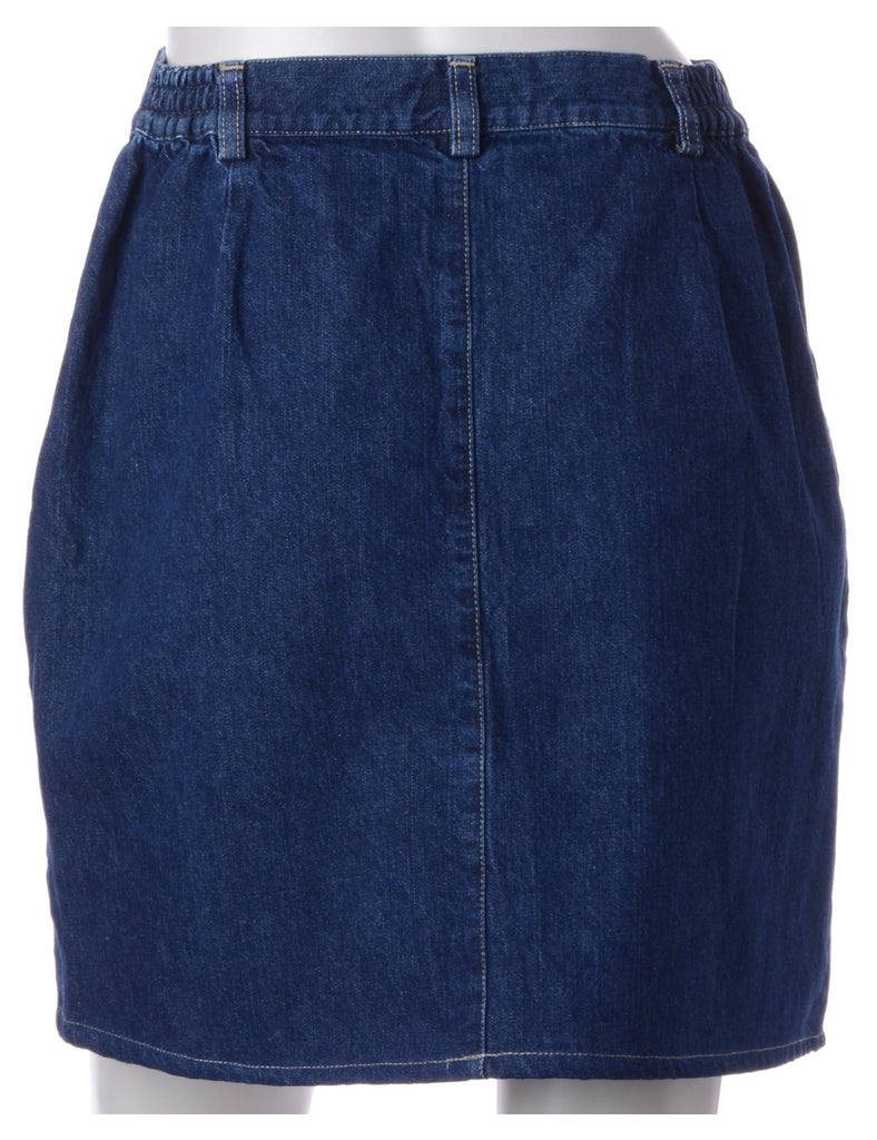 Beyond Retro Label Label Short Denim Skirt