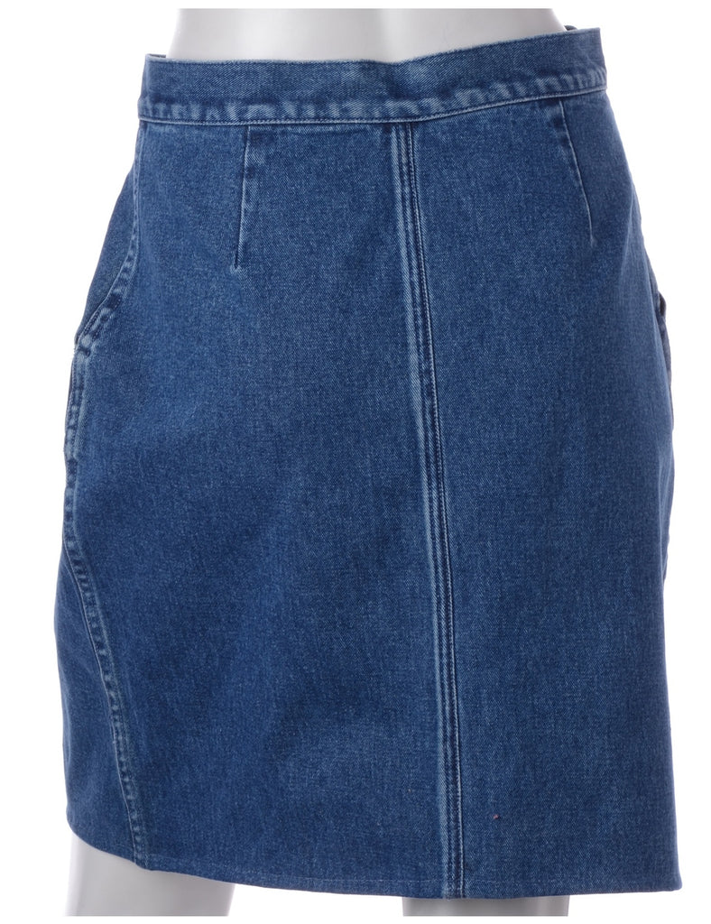 Beyond Retro Label Label Short Denim Skirt