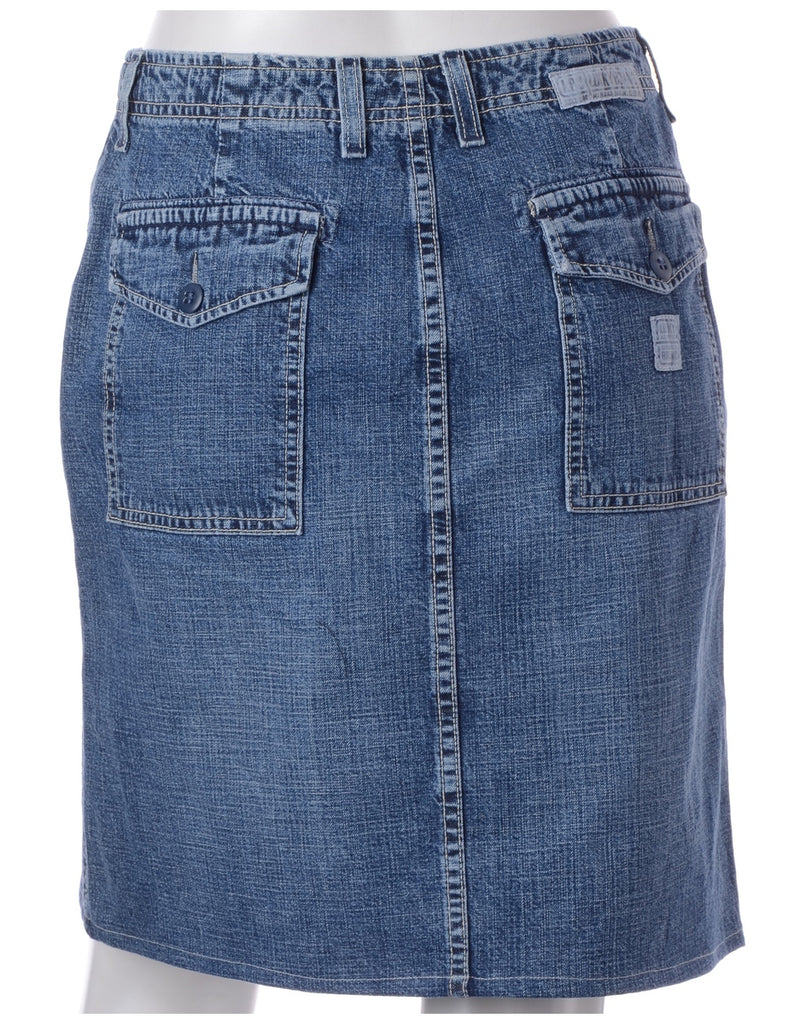 Beyond Retro Label Label Short Denim Skirt