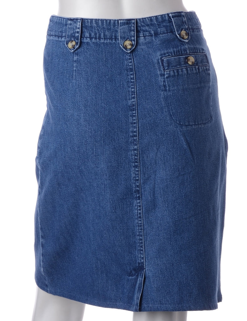 Beyond Retro Label Label Short Denim Skirt