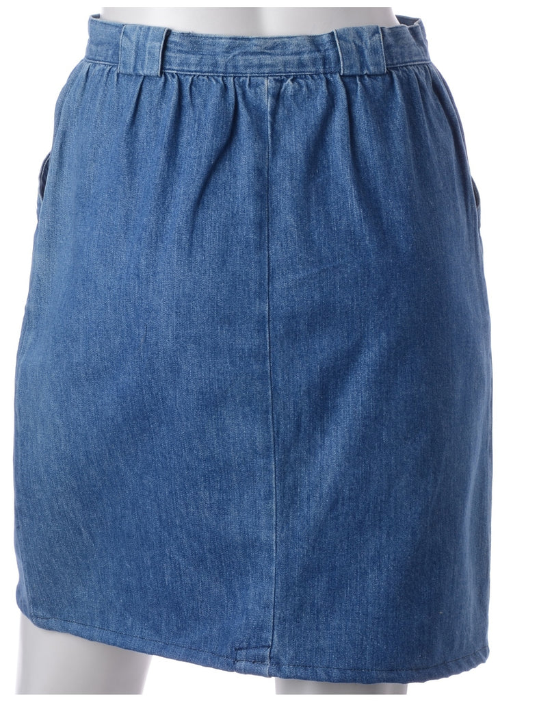 Beyond Retro Label Label Short Denim Skirt