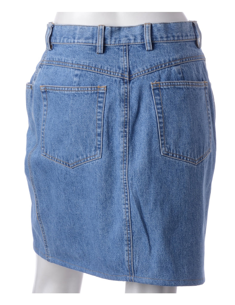 Beyond Retro Label Label Short Denim Skirt