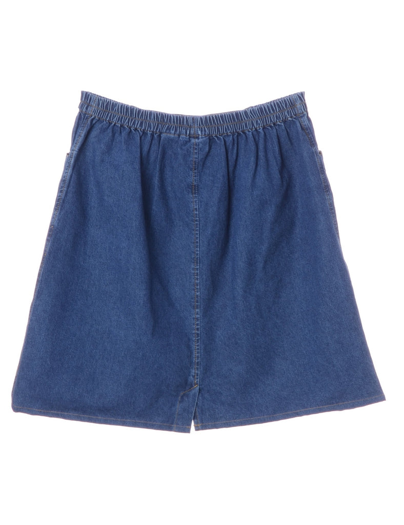 Beyond Retro Label Label Short Denim Skirt