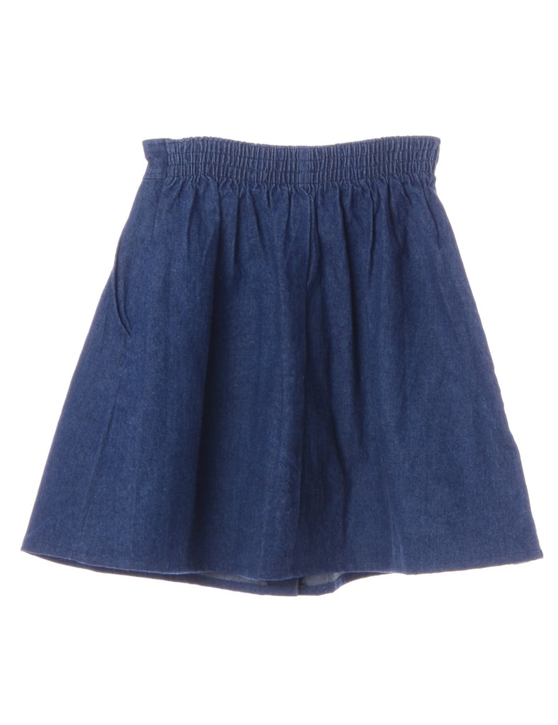 Beyond Retro Label Label Short Denim Skirt