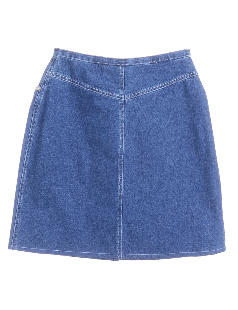 Beyond Retro Label Label Short Denim Skirt