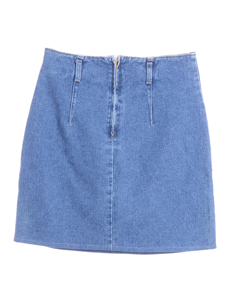 Beyond Retro Label Label Short Denim Skirt