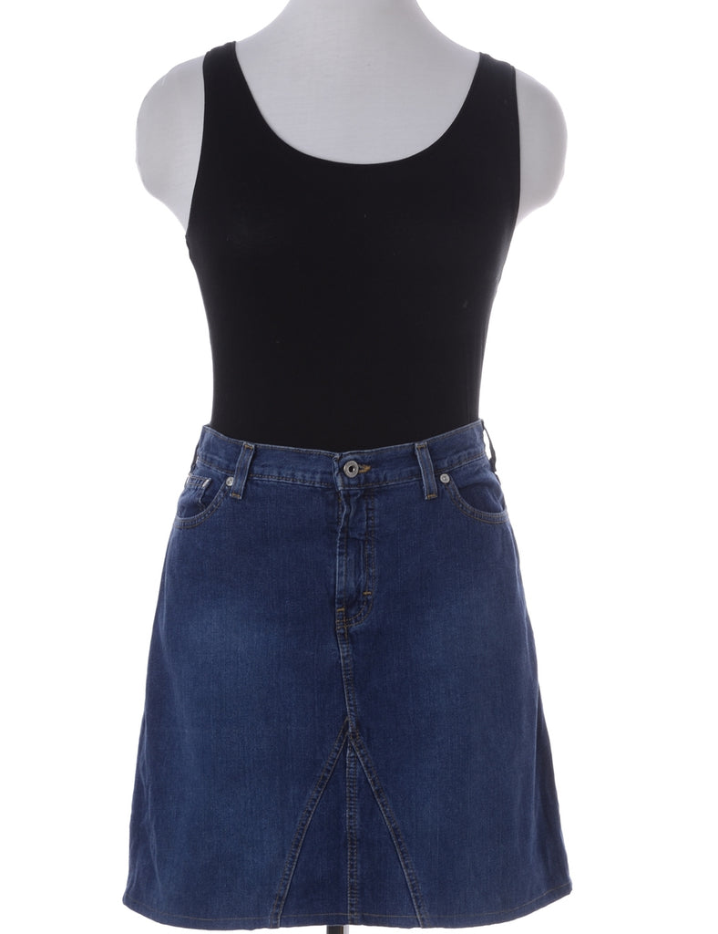 Beyond Retro Label Label Short Denim Skirt