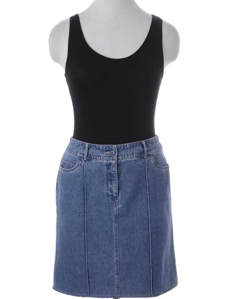 Beyond Retro Label Label Short Denim Skirt
