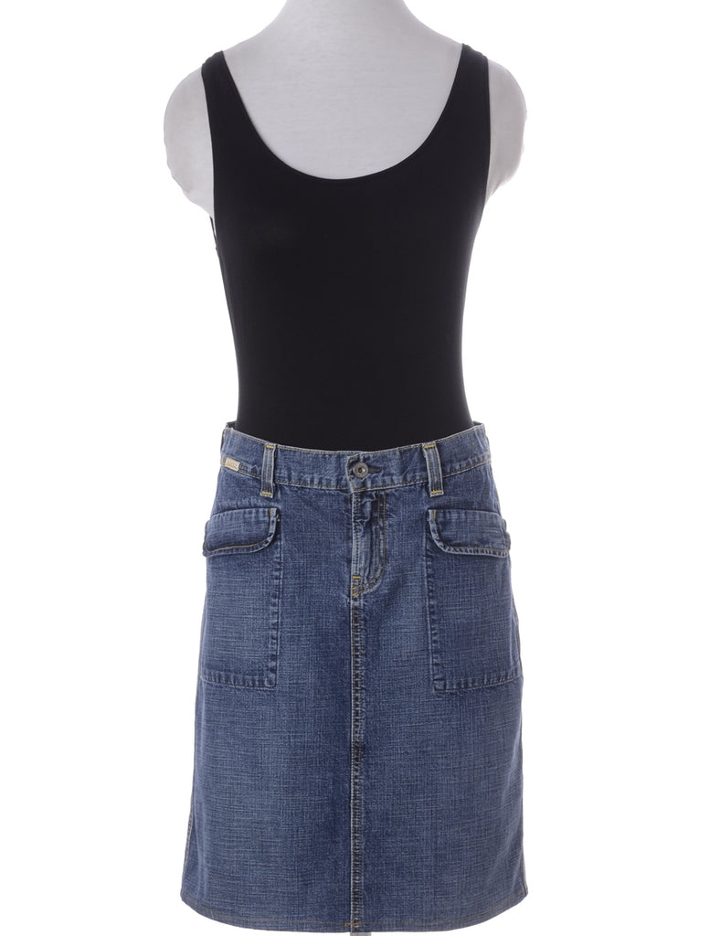 Beyond Retro Label Label Short Denim Skirt