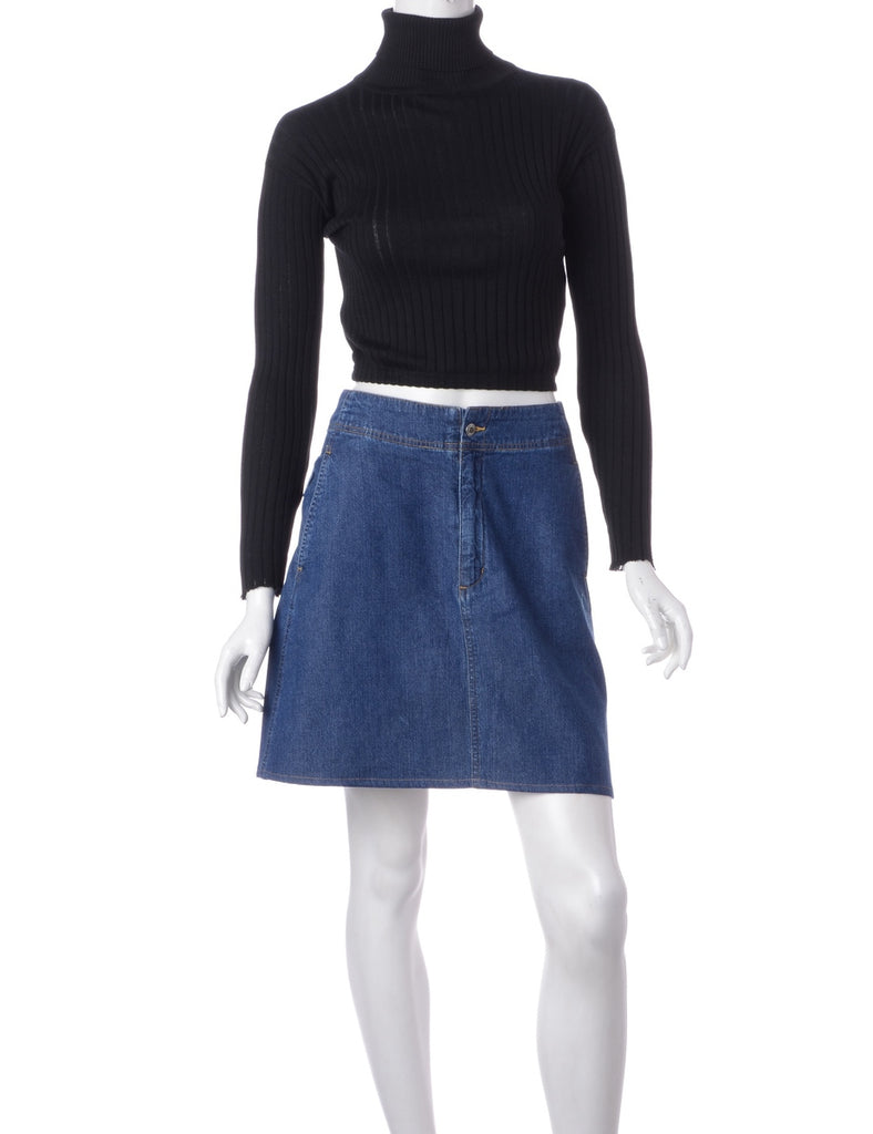 Beyond Retro Label Label Short Denim Skirt