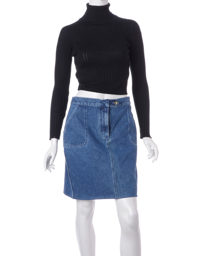 Beyond Retro Label Label Short Denim Skirt