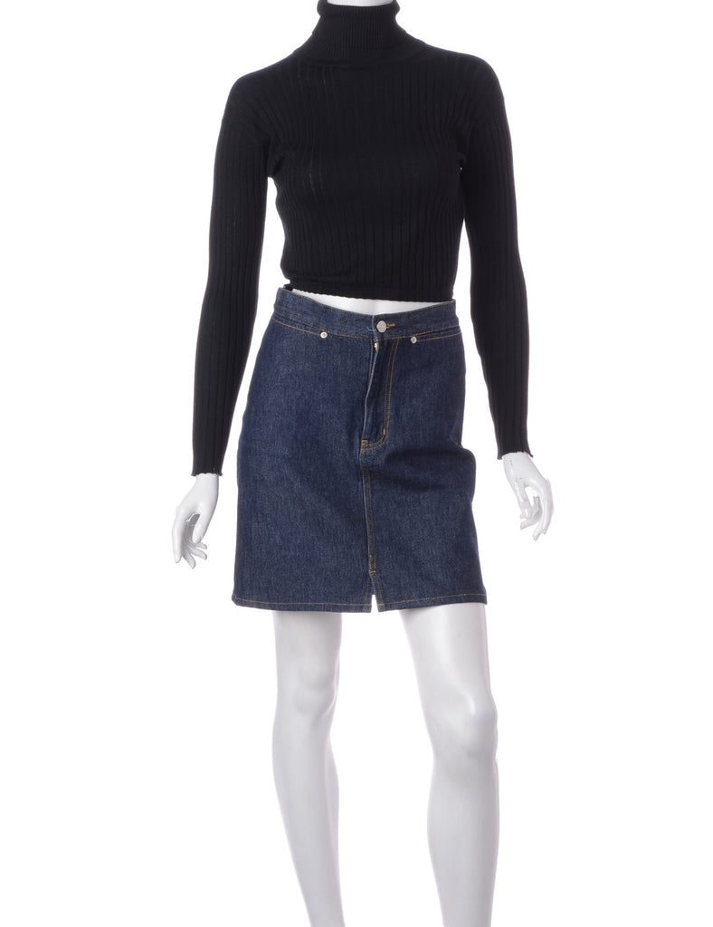 Beyond Retro Label Label Short Denim Skirt