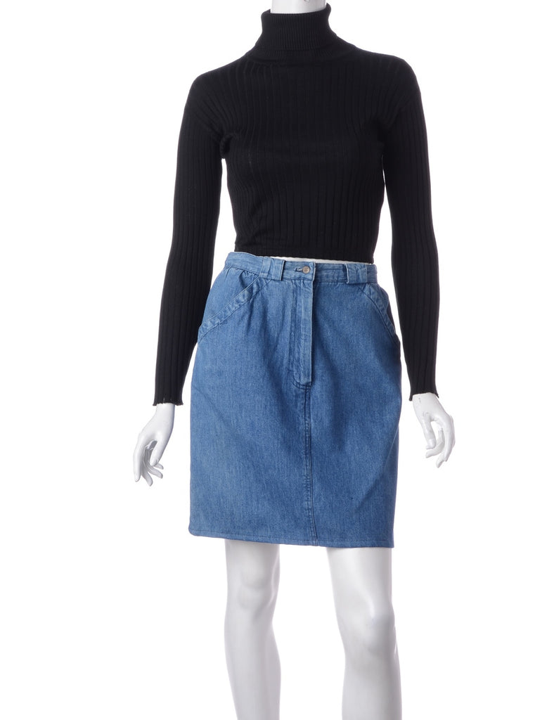Beyond Retro Label Label Short Denim Skirt