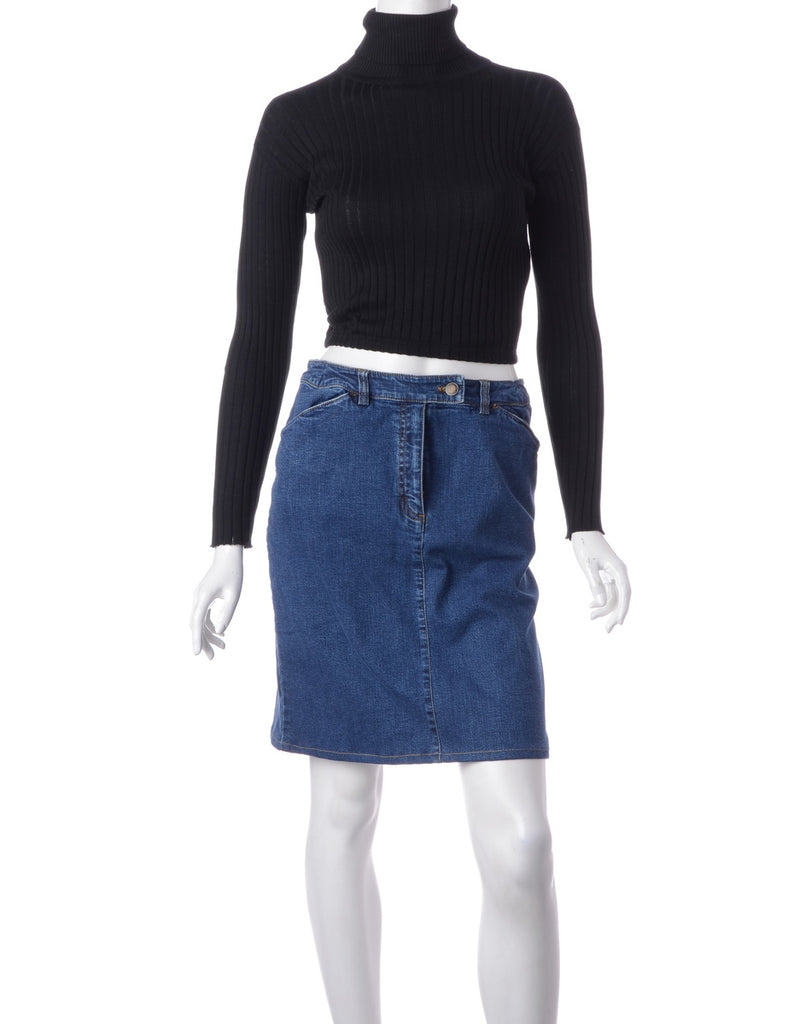 Beyond Retro Label Label Short Denim Skirt