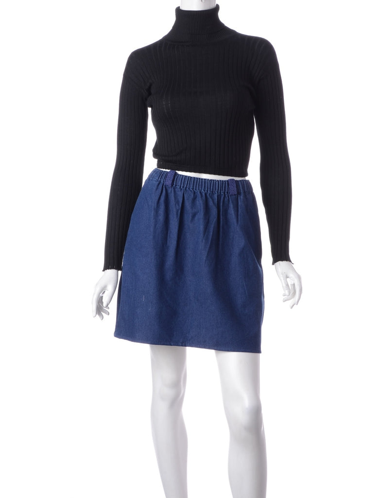 Beyond Retro Label Label Short Denim Skirt