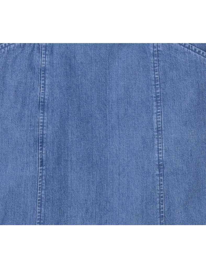 Beyond Retro Label Label Short Denim Skirt