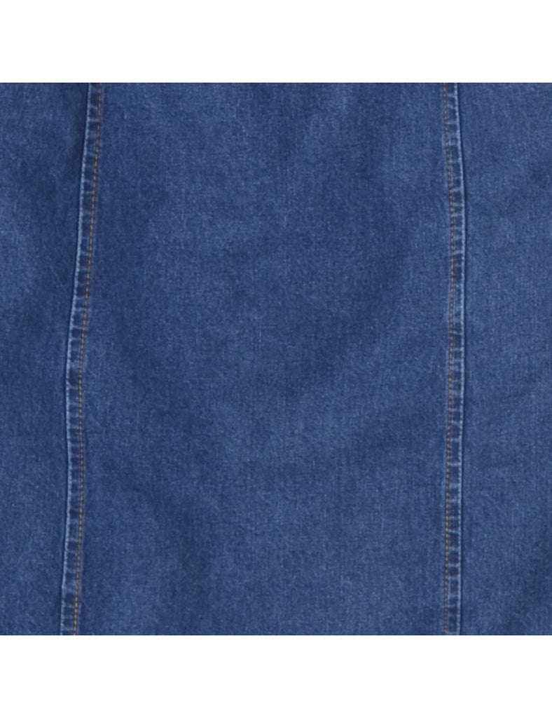 Beyond Retro Label Label Short Denim Skirt