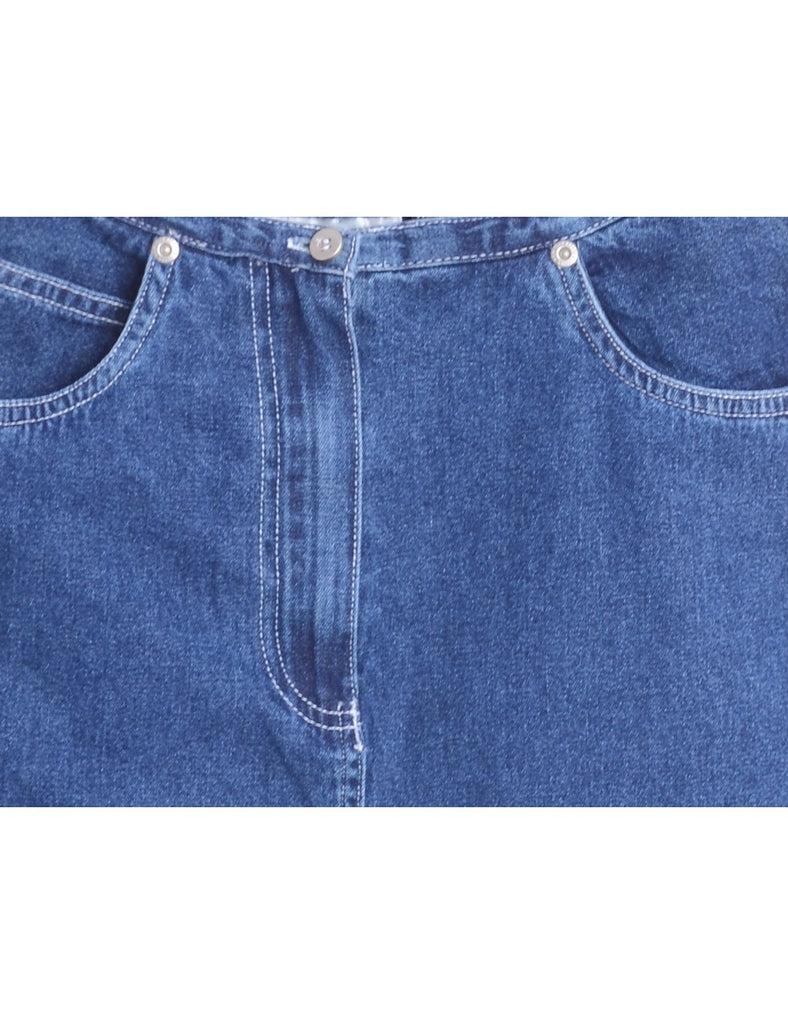 Beyond Retro Label Label Short Denim Skirt