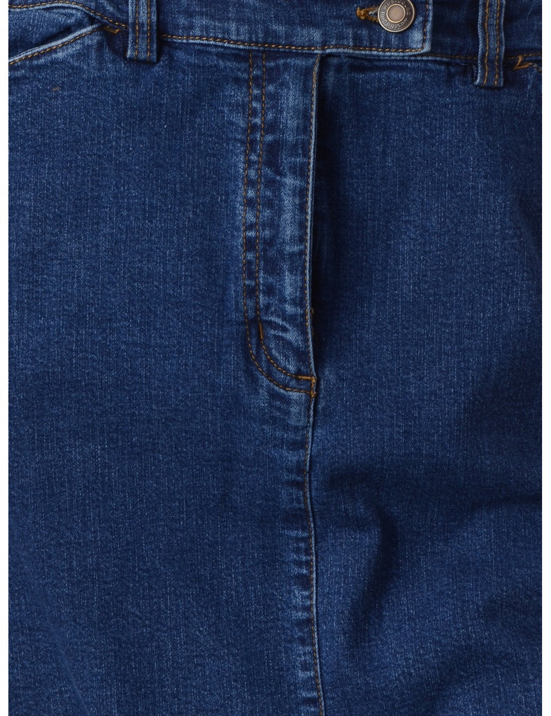 Beyond Retro Label Label Short Denim Skirt