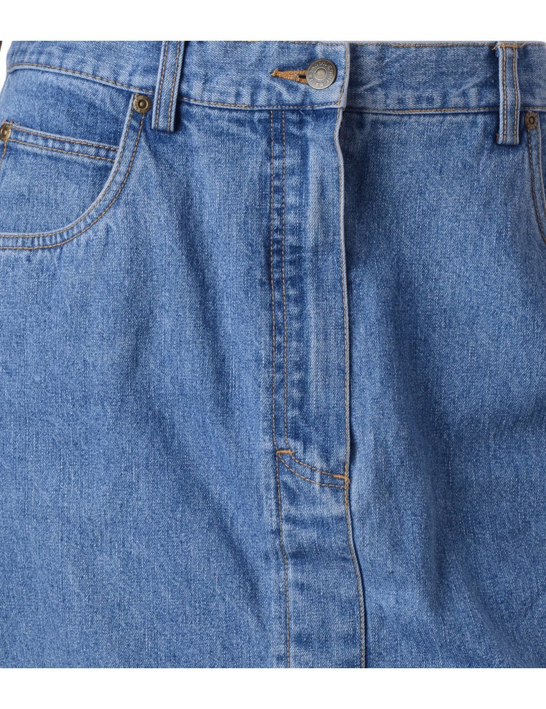 Beyond Retro Label Label Short Denim Skirt