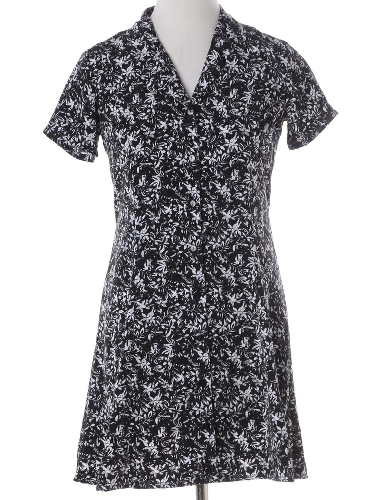 Beyond Retro Label Label Short Foliage Dress