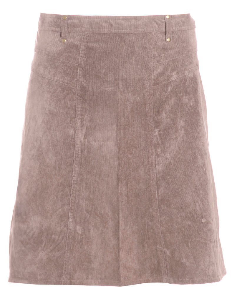 Beyond Retro Label Label Shortened Corduroy Skirt