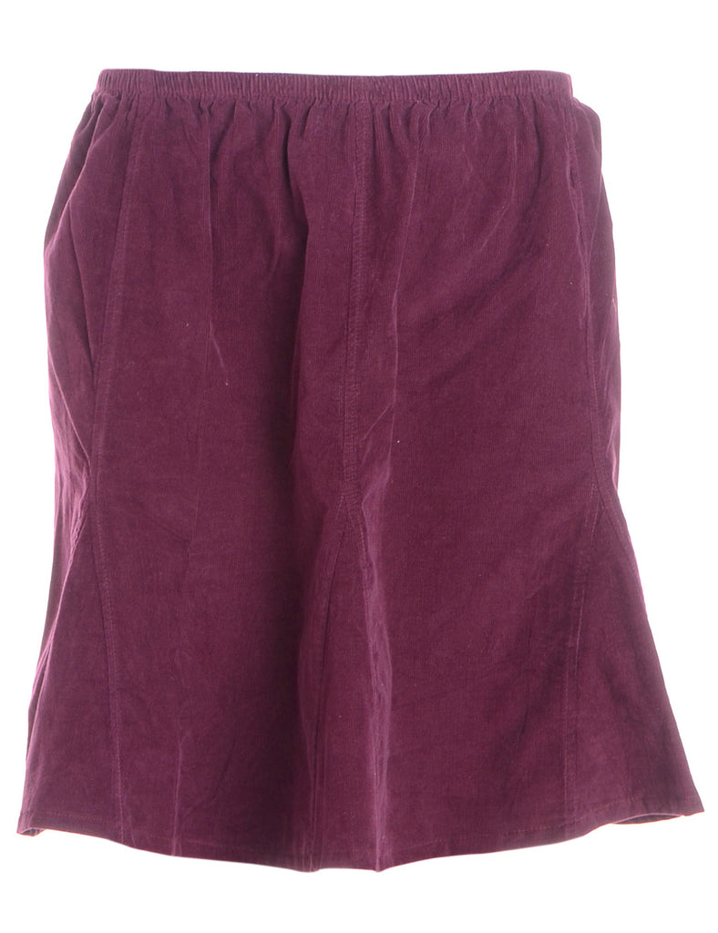 Beyond Retro Label Label Shortened Corduroy Skirt