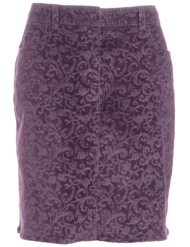 Beyond Retro Label Label Shortened Corduroy Skirt