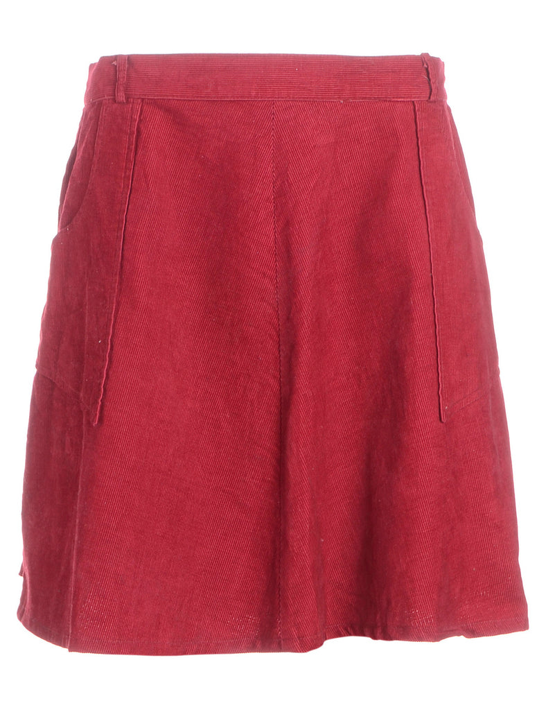 Beyond Retro Label Label Shortened Corduroy Skirt