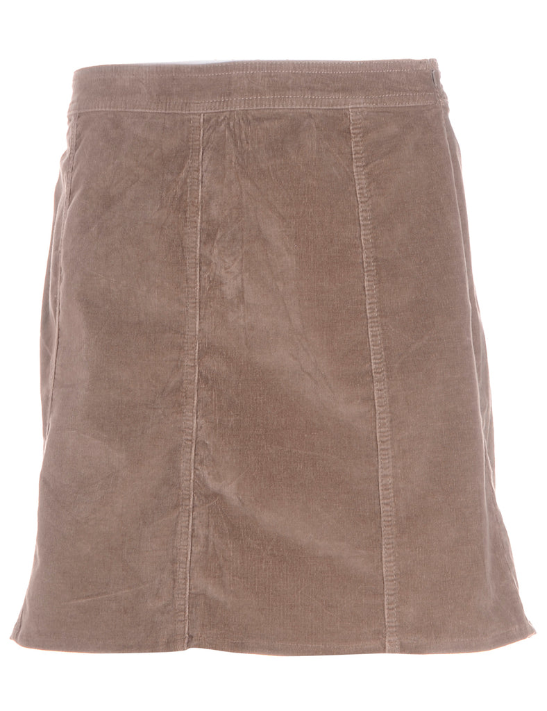 Beyond Retro Label Label Shortened Corduroy Skirt