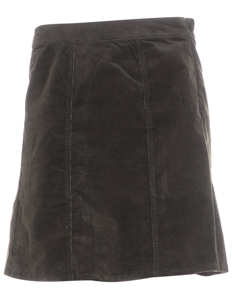 Beyond Retro Label Label Shortened Corduroy Skirt
