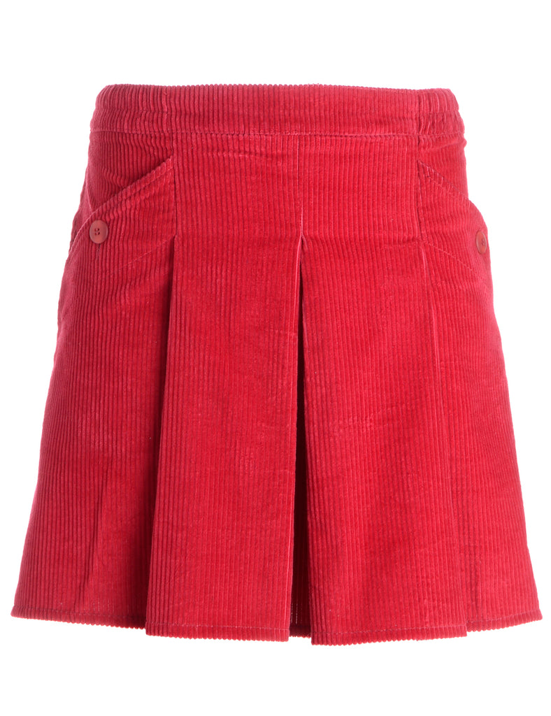 Beyond Retro Label Label Shortened Corduroy Skirt