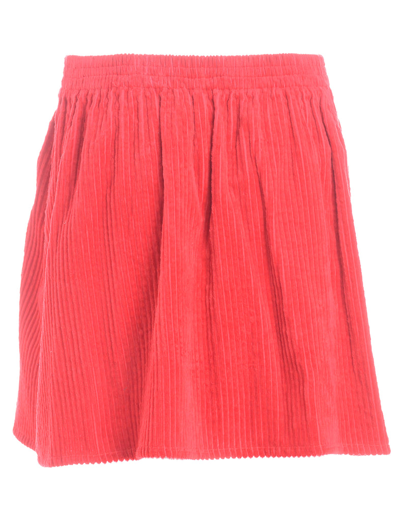 Beyond Retro Label Label Shortened Corduroy Skirt