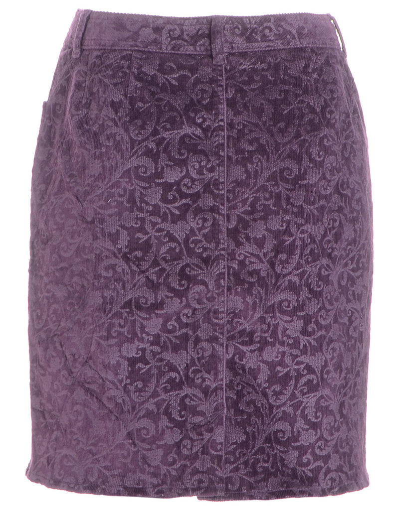 Beyond Retro Label Label Shortened Corduroy Skirt