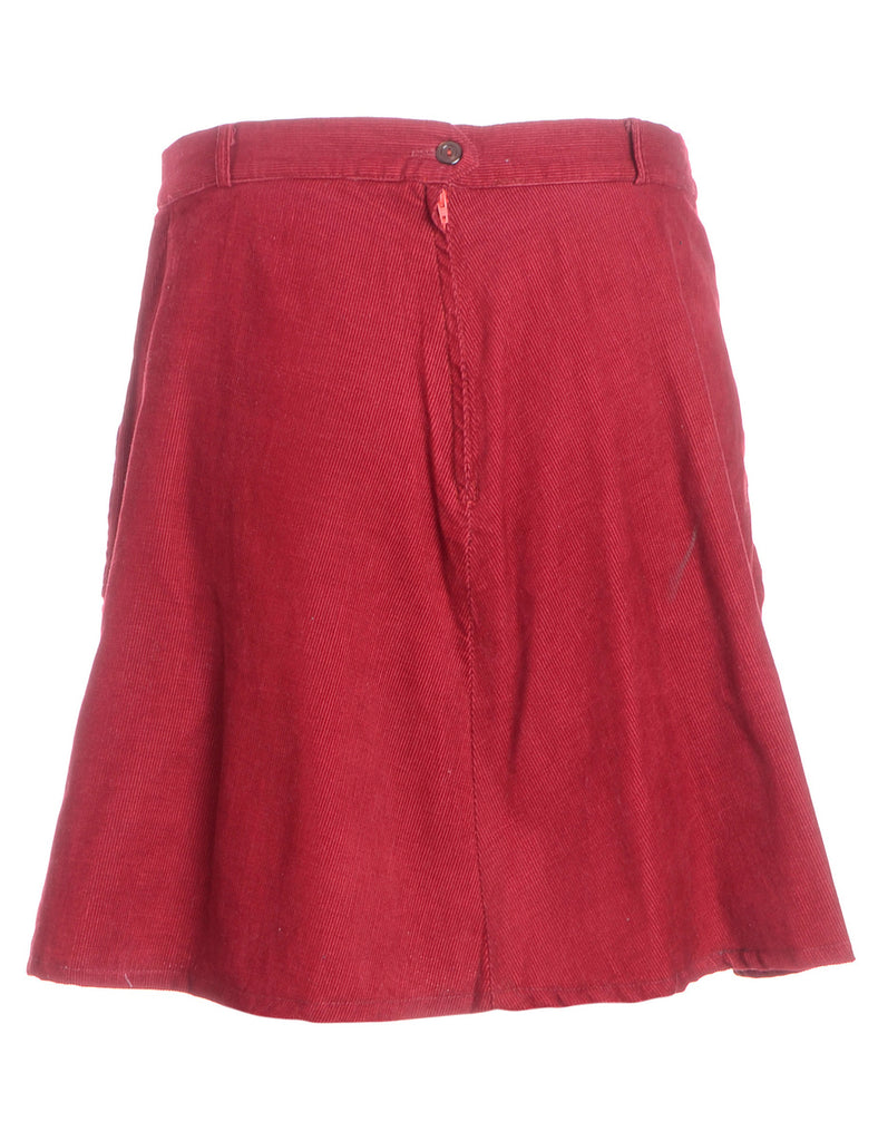 Beyond Retro Label Label Shortened Corduroy Skirt