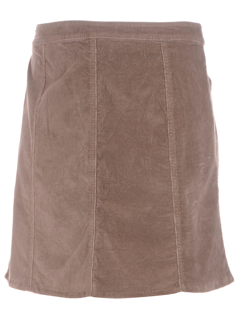 Beyond Retro Label Label Shortened Corduroy Skirt