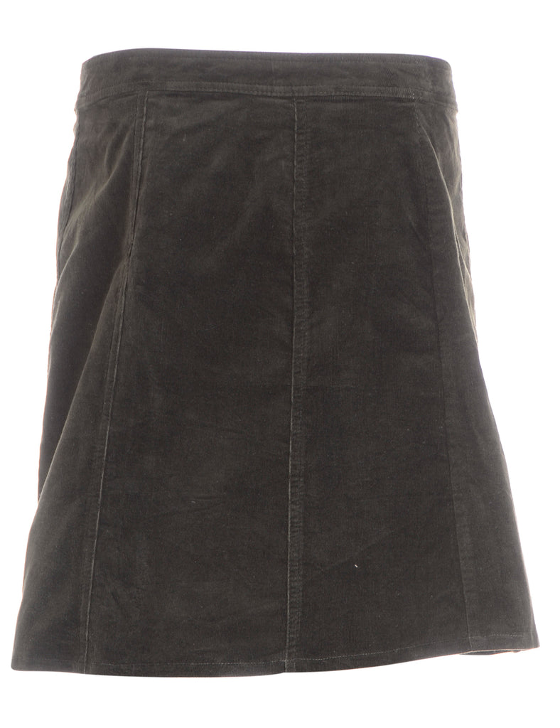 Beyond Retro Label Label Shortened Corduroy Skirt
