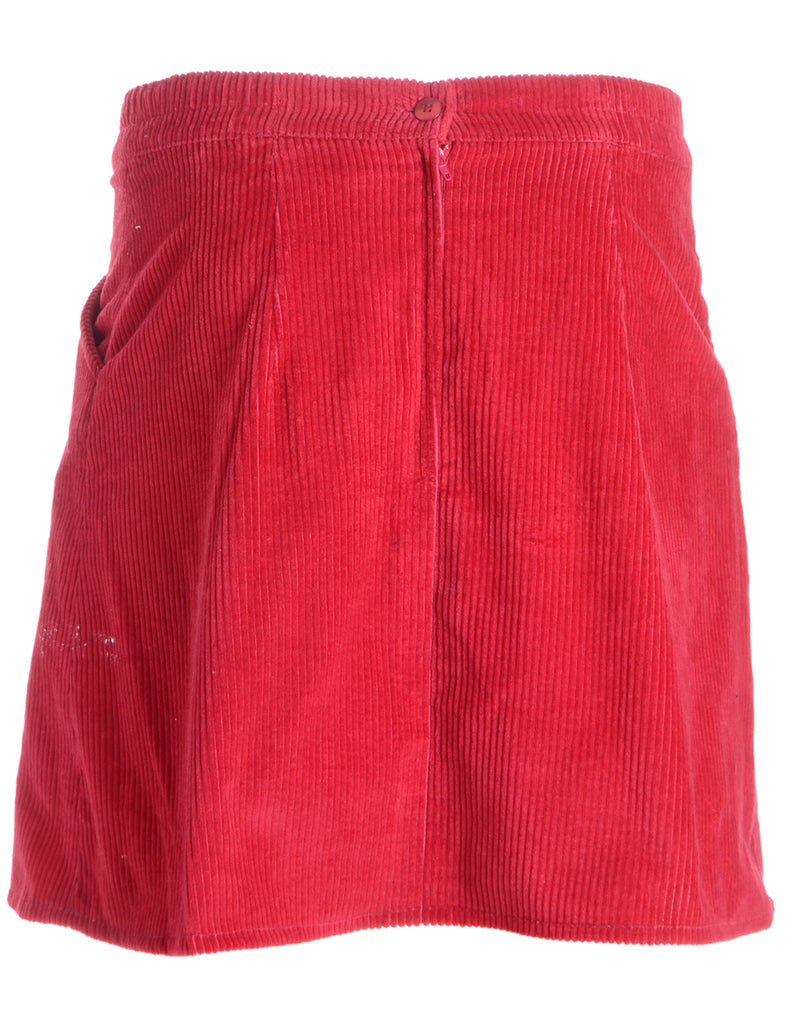 Beyond Retro Label Label Shortened Corduroy Skirt