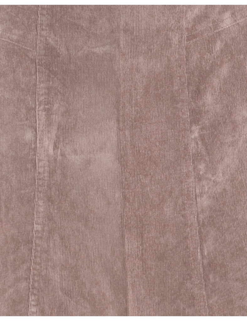 Beyond Retro Label Label Shortened Corduroy Skirt