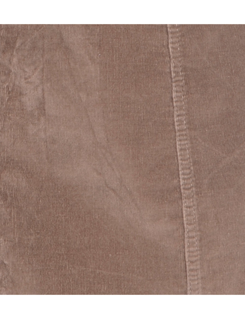 Beyond Retro Label Label Shortened Corduroy Skirt