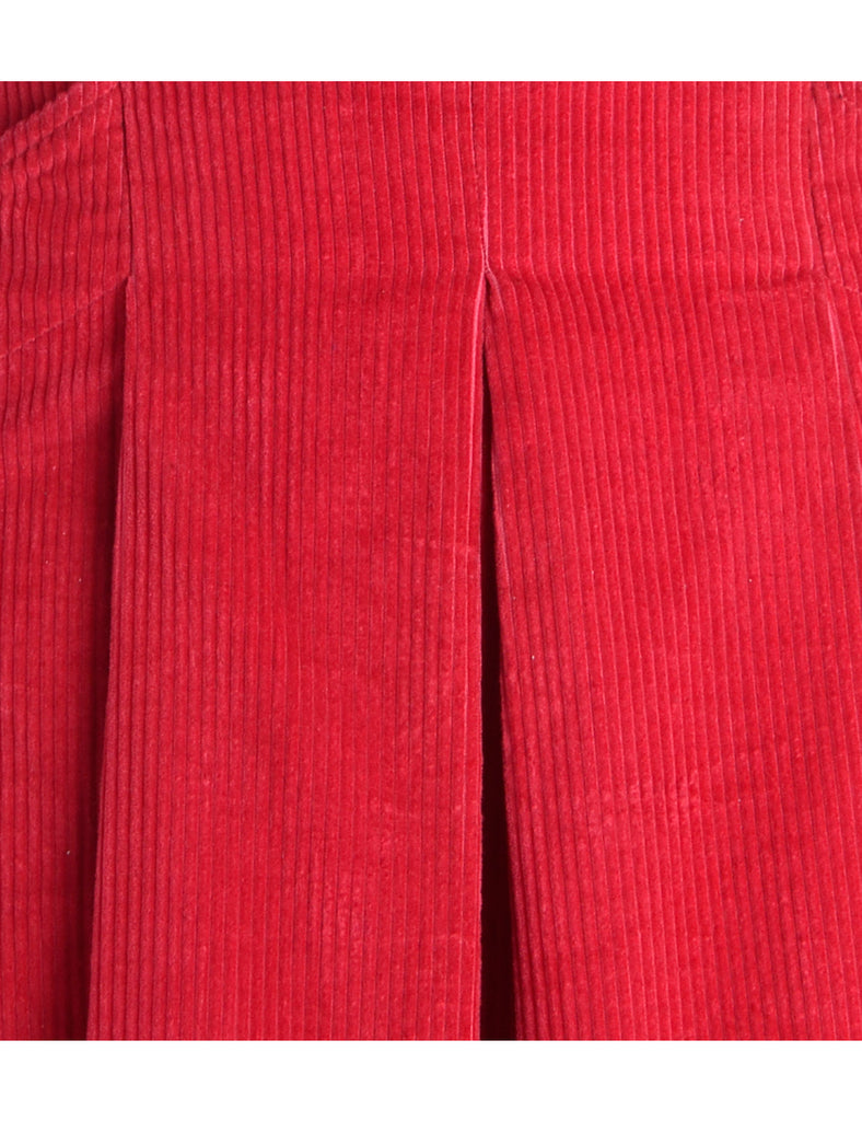 Beyond Retro Label Label Shortened Corduroy Skirt