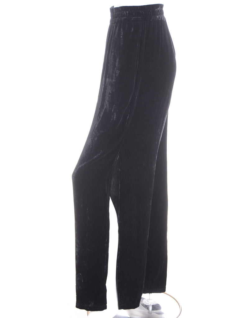 Beyond Retro Label Label Split Side Velvet Trousers