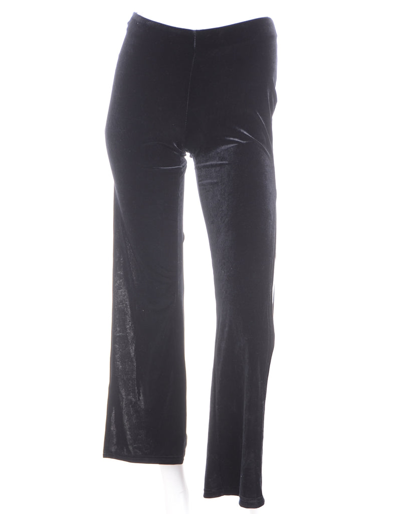Beyond Retro Label Label Split Side Velvet Trousers