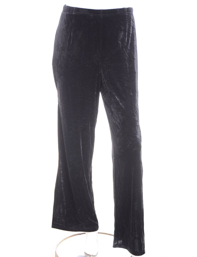 Beyond Retro Label Label Split Side Velvet Trousers