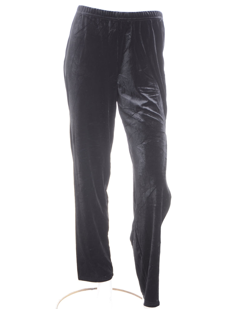 Beyond Retro Label Label Split Side Velvet Trousers