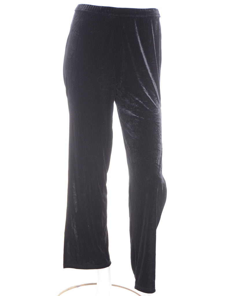 Beyond Retro Label Label Split Side Velvet Trousers