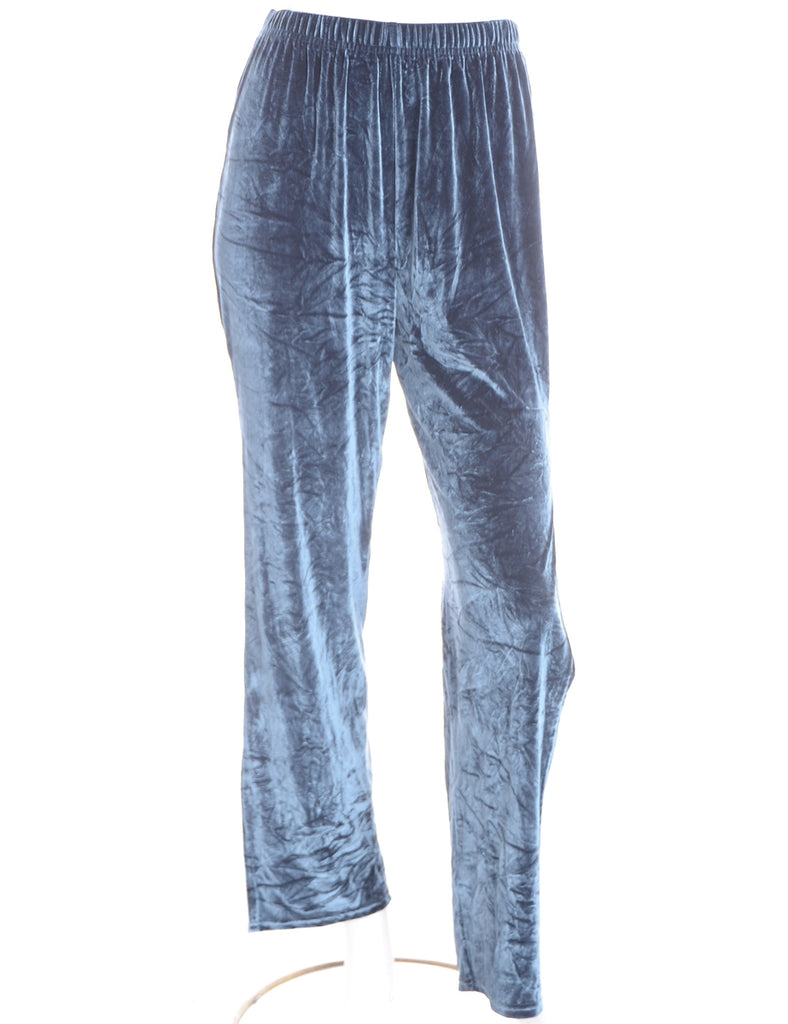 Beyond Retro Label Label Split Side Velvet Trousers