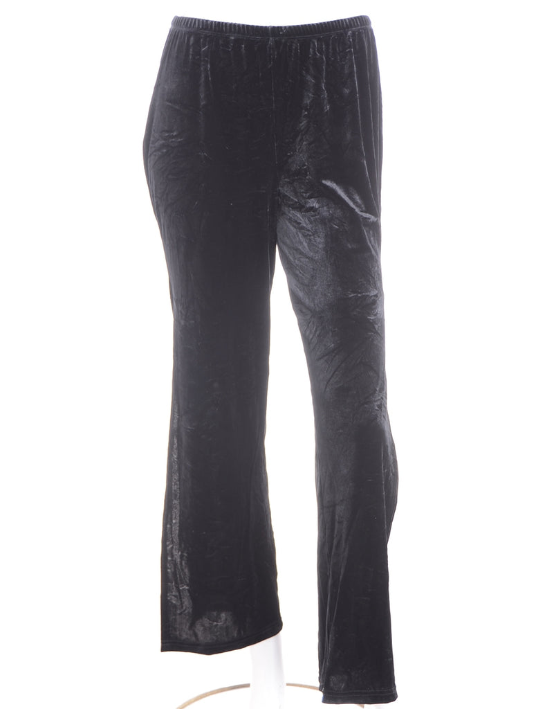 Beyond Retro Label Label Split Side Velvet Trousers