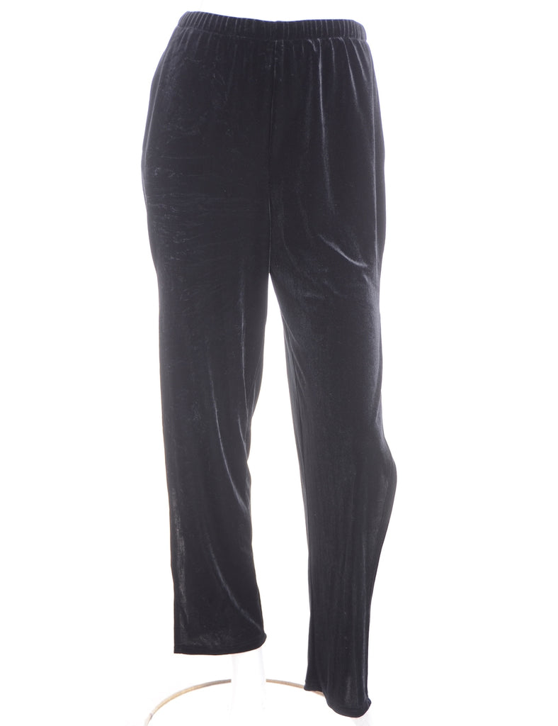Beyond Retro Label Label Split Side Velvet Trousers