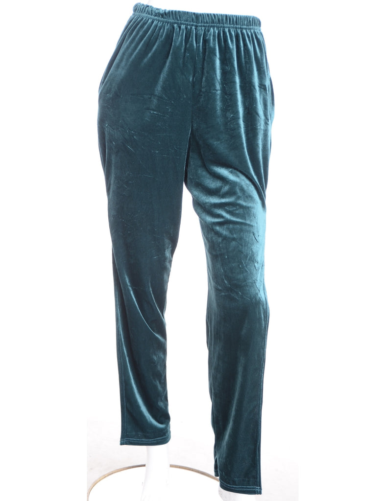 Beyond Retro Label Label Split Side Velvet Trousers